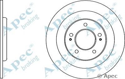 APEC BRAKING dsk3018 -  Тормозной диск